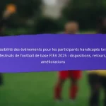 Niveaux de satisfaction parmi les participants aux festivals de grassroots de la FIFA 2025 : enquêtes, évaluations, retours d’expérience