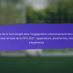 Impact des festivals de base de la FIFA sur les communautés locales en 2025 : cohésion sociale, engagement, développement
